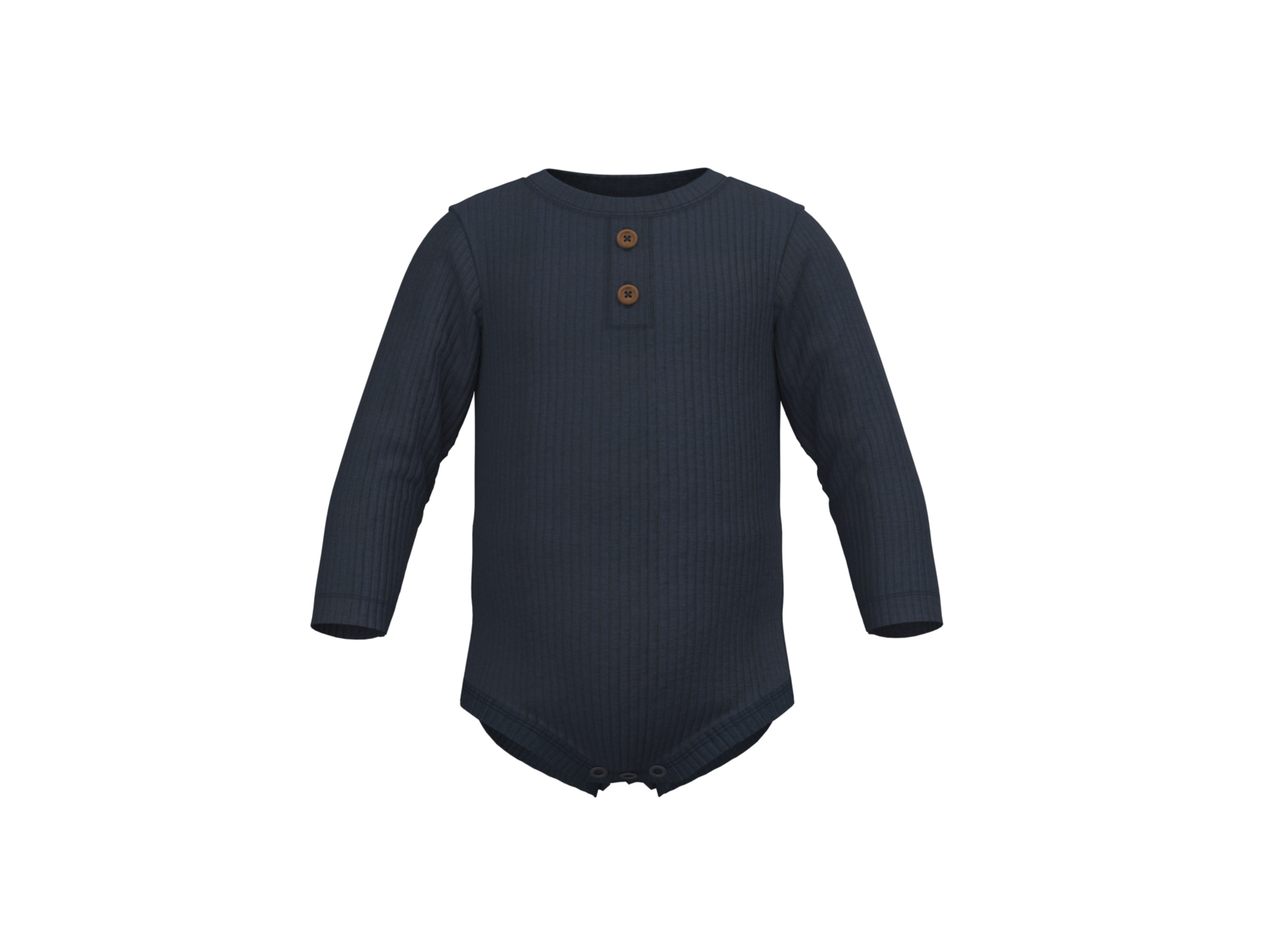 lupilu® Chlapecké body s dlouhými rukávy (navy modrá, 50/56)