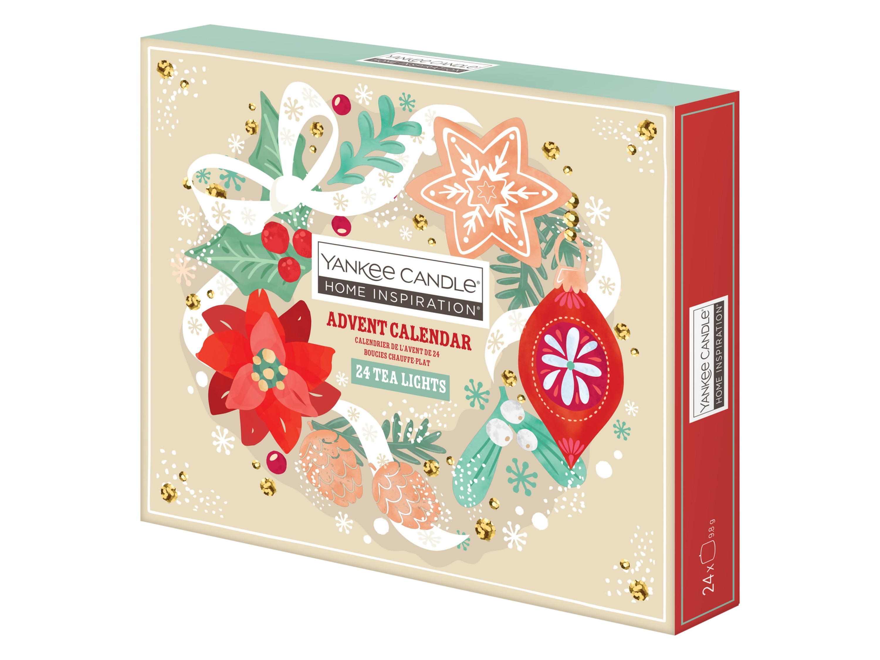 Yankee Candle Adventní kalendář s vonnými čajovými svíčkami 2026