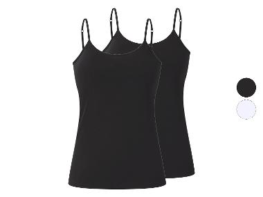 esmara® Dámský top se špagetovými ramínky, 2 kusy
