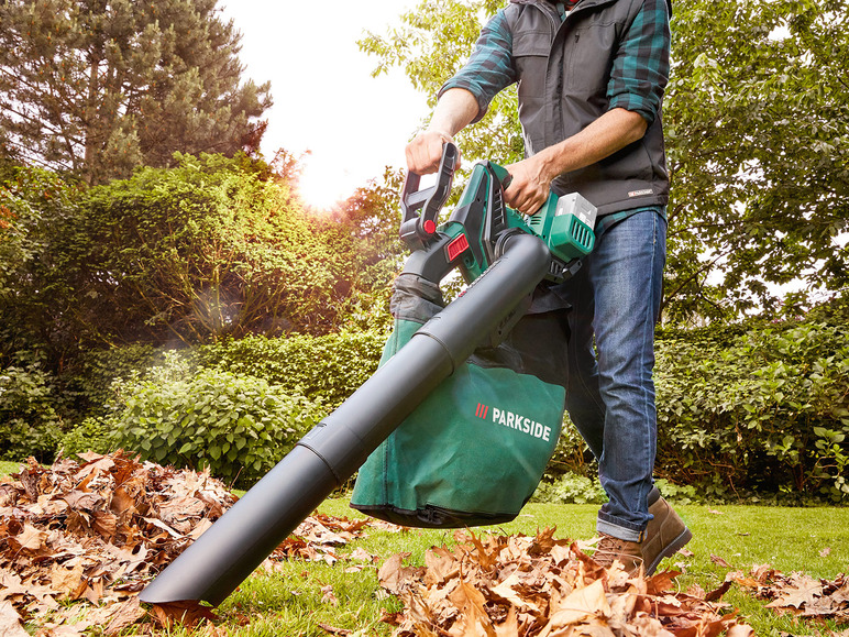  Zobrazit na celou obrazovku PARKSIDE® Aku vysavač / foukač listí PLSA 40-Li C2, 2x 4 Ah - Obrázek 15