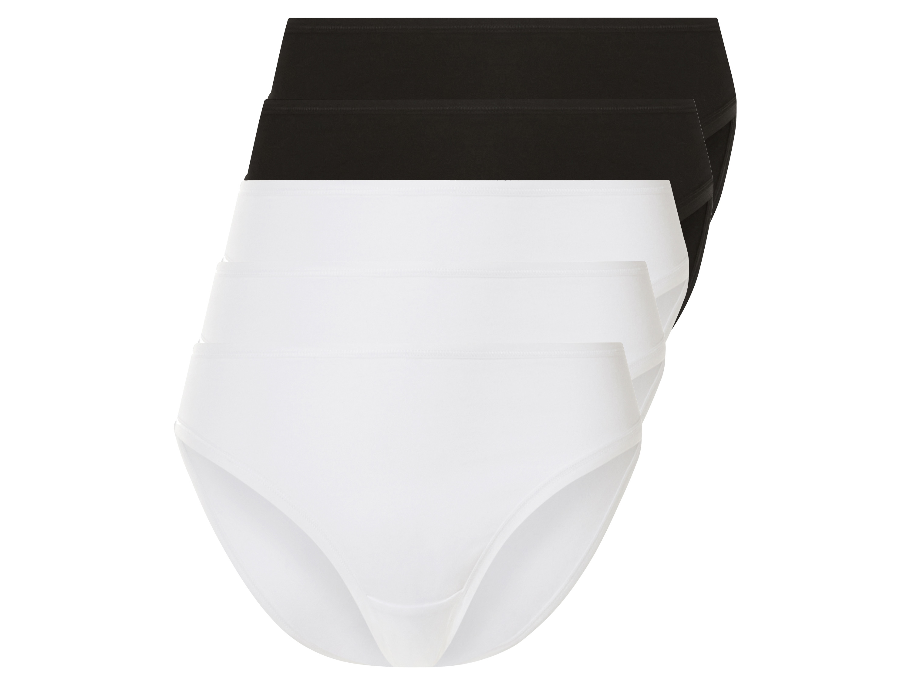 esmara® Dámské kalhotky, 5 kusů (XS (32/34), černá/bílá)