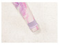 Růžová a fialová mikina s tie-dye vzorem a fialovým lemem.