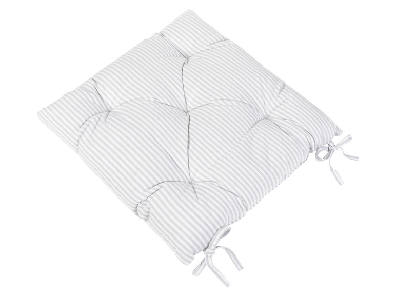  Zobrazit na celou obrazovku LIVARNO home Podsedák, 40 x 40 x 4 cm, 4 kusy, šedá - Obrázek 3