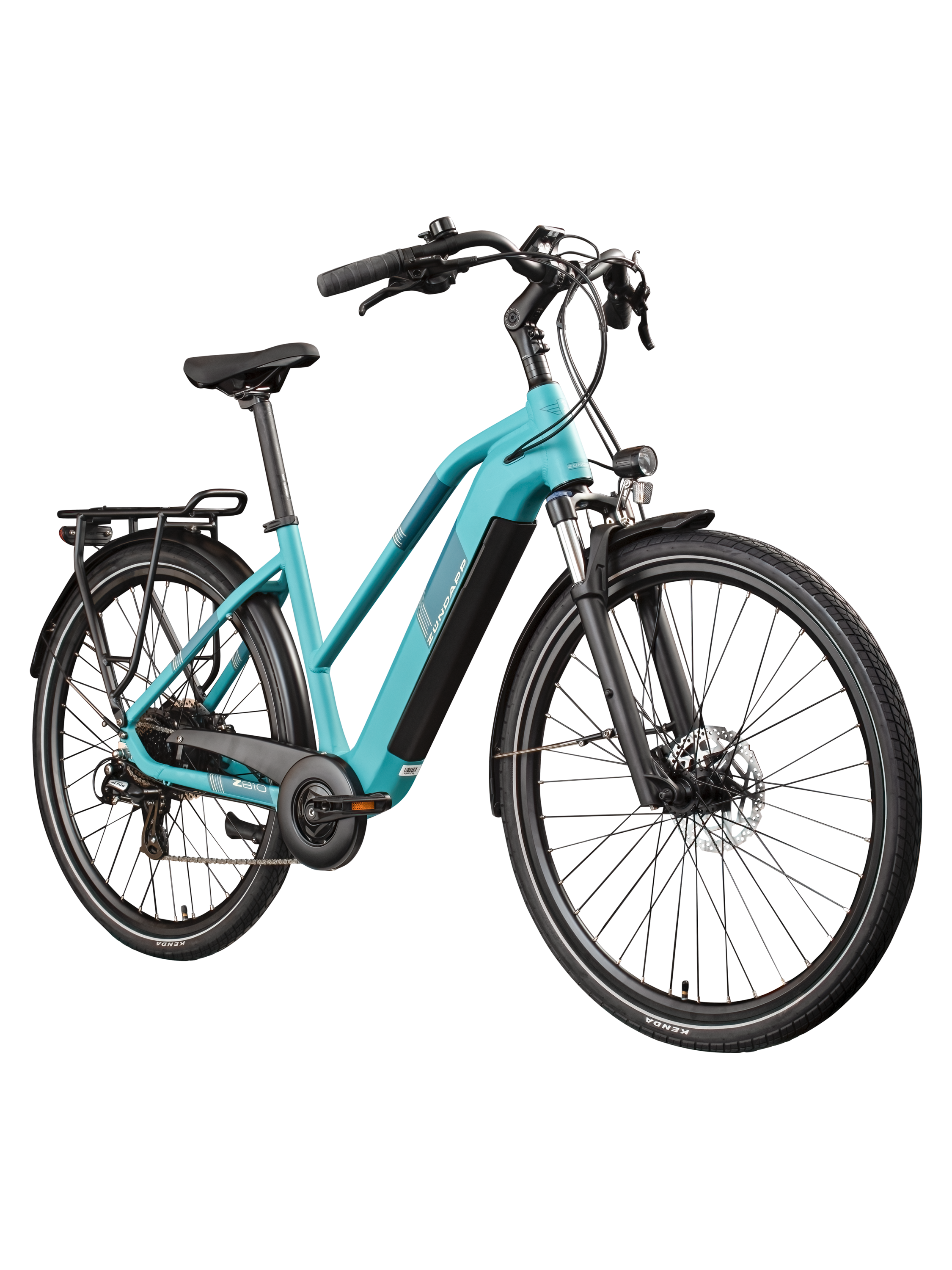 Zündapp Trekingové elektrokolo Z810 700c (dámské, Tyrkysově modrá)