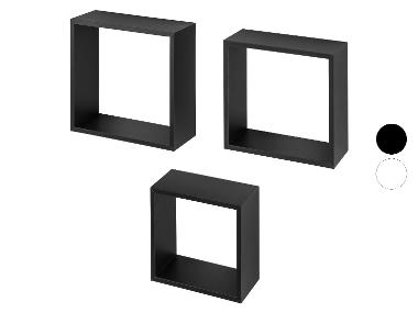 LIVARNO® Sada nástěnných poliček, 3dílná