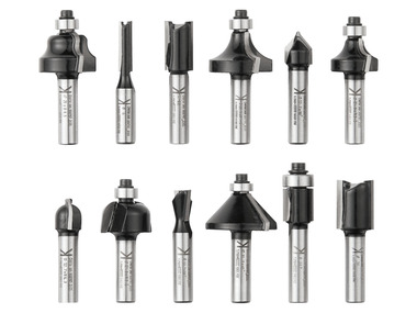 PARKSIDE® Sada frézovacích bitů PFB 12 A1, 12dílná