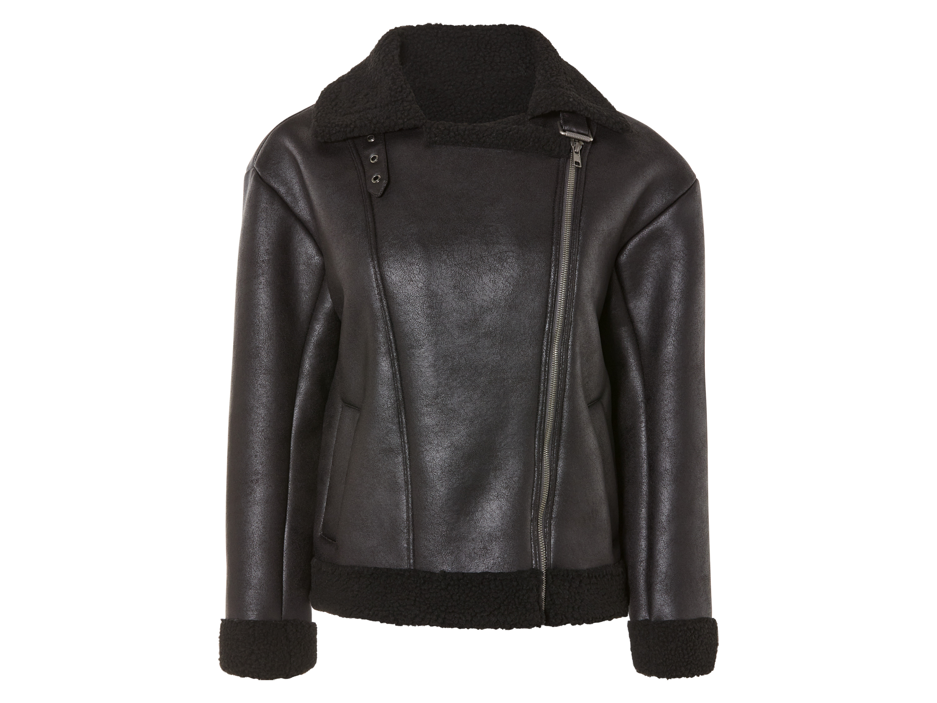 esmara® Dámská bunda „Biker" (XS (32/34), černá)