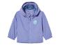 Fialová dětská větrovka s kapucí.