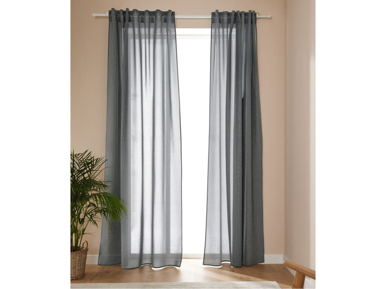  Zobrazit na celou obrazovku LIVARNO home Závěs, 135 x 254 cm, 2 kusy - Obrázek 8
