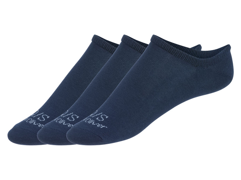  Zobrazit na celou obrazovku QS by s.Oliver Dámské / Pánské nízké ponožky Footies, 3 páry - Obrázek 5