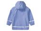 Modrá dětská nepromokavá bunda s kapucí.