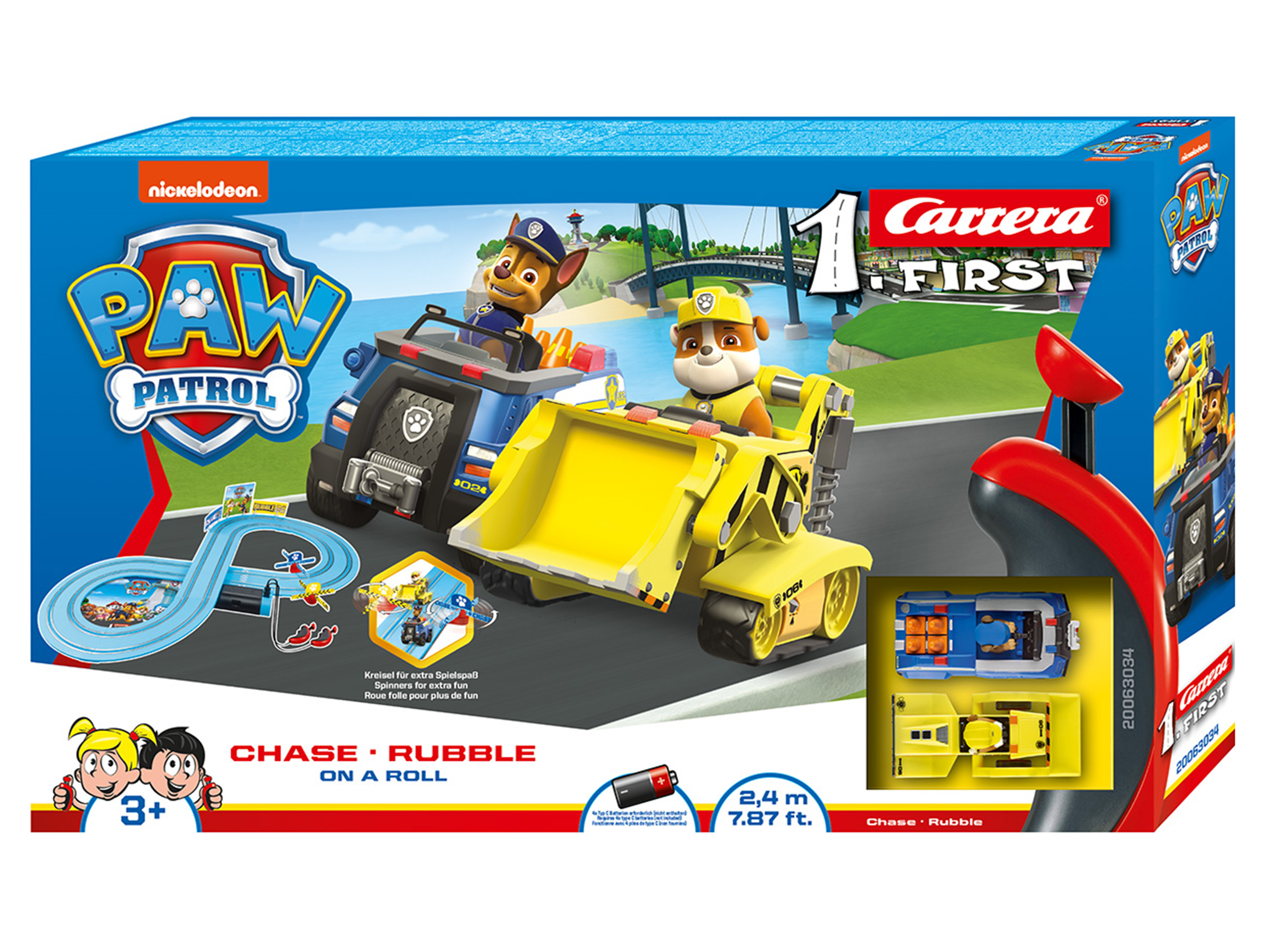 Carrera First Dětská autodráha (Tlapková patrola)