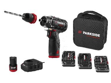 PARKSIDE PERFORMANCE® Sada s aku vrtacím šroubovákem PBSPA 12 E4
