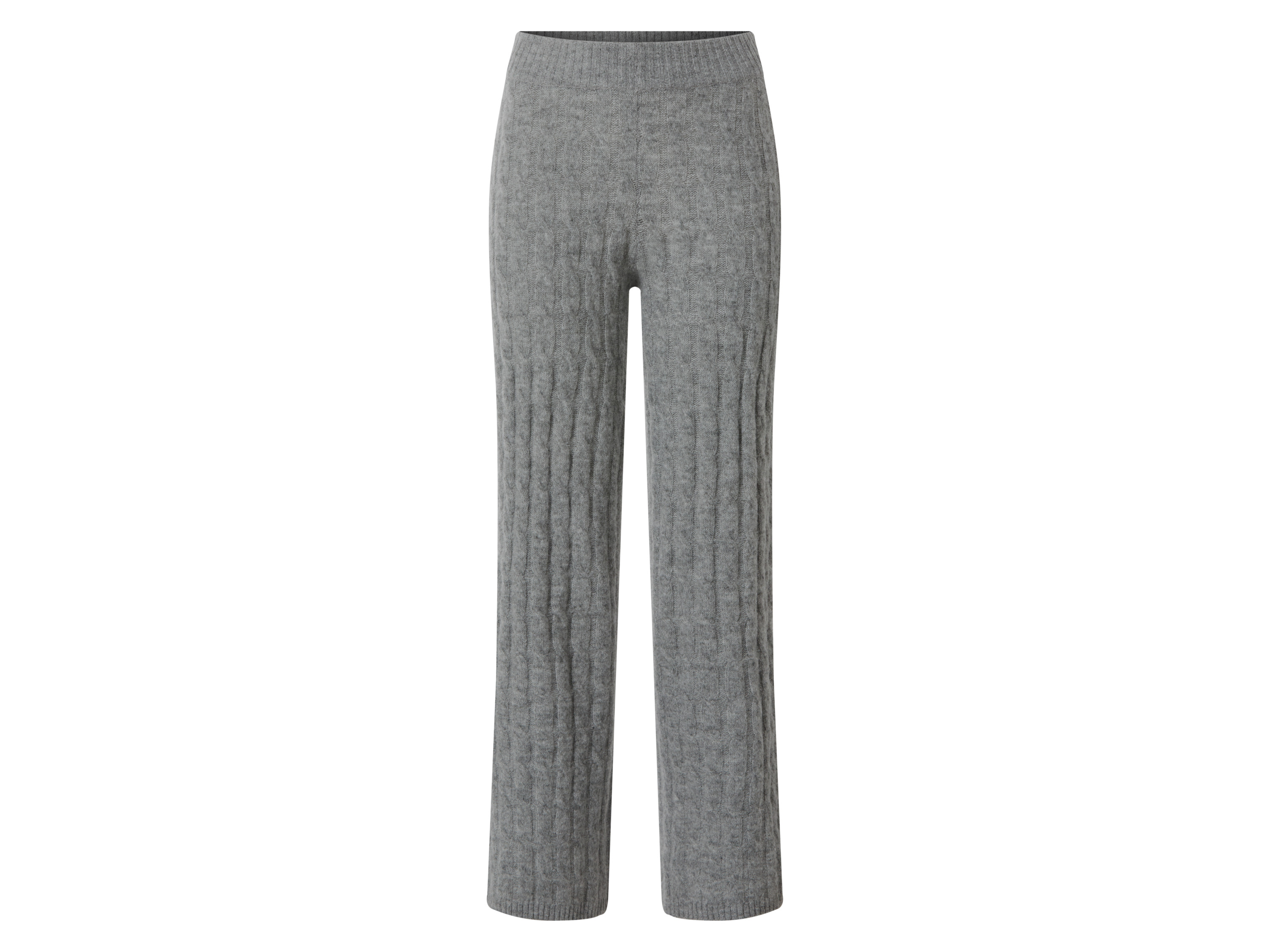 Esmara® Dámské pletené kalhoty (šedá, M (40/42))