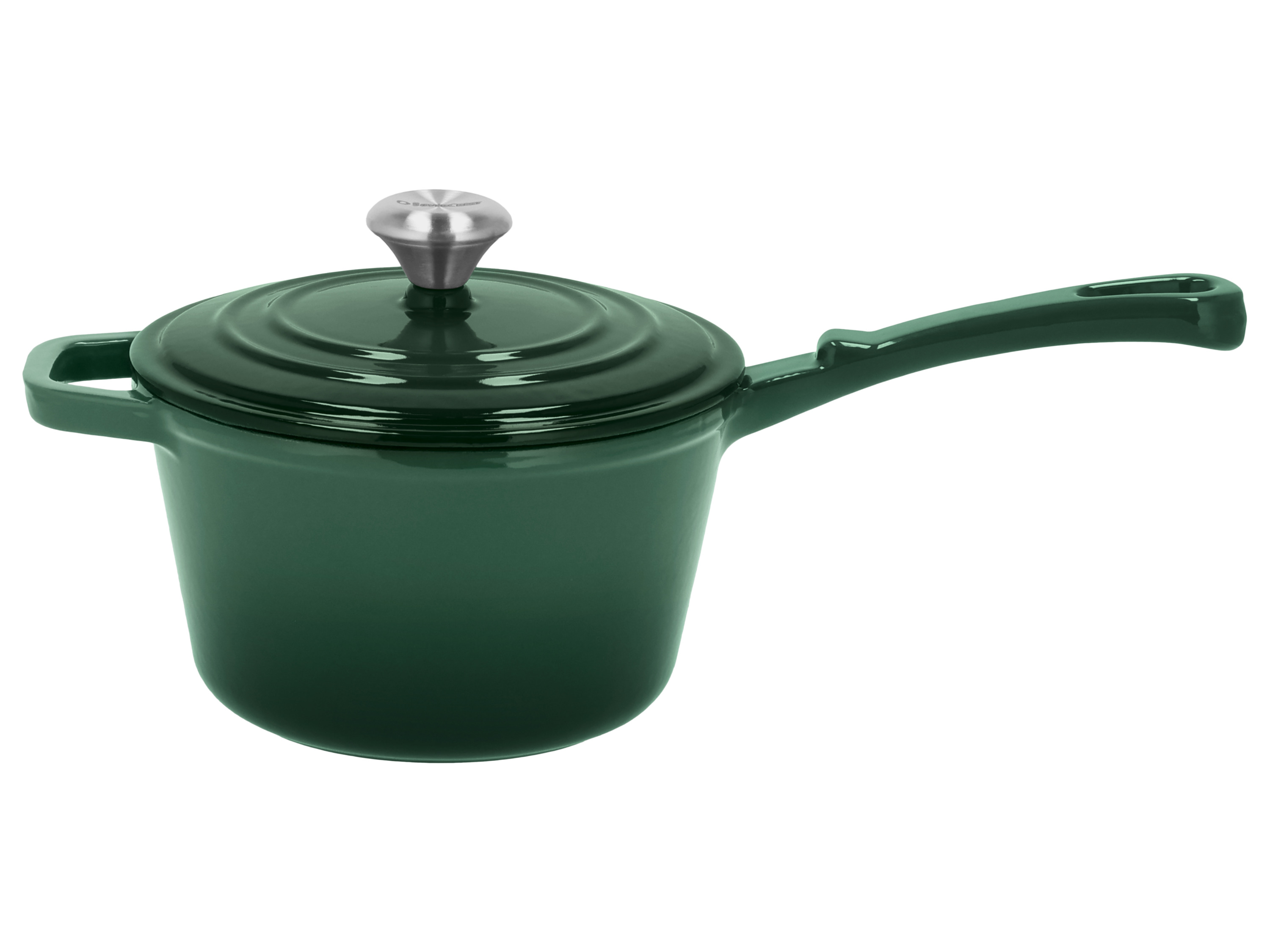 Silvercrest® Litinový rendlík Premium, Ø 18 cm / 2,2 l (zelená)