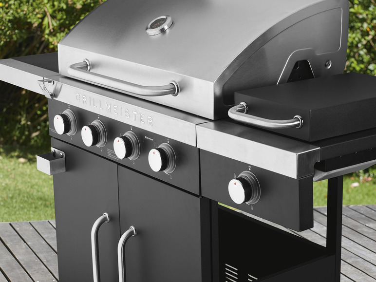  Zobrazit na celou obrazovku GRILLMEISTER Plynový gril 19,7 kW, 4 + 1 keramický hořák - Obrázek 7