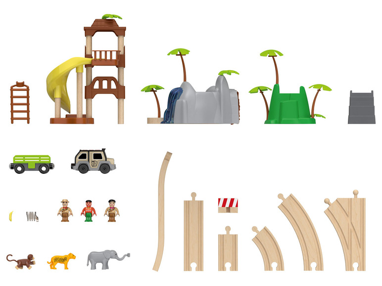  Zobrazit na celou obrazovku Playtive Dřevěná železnice Džungle / Osobní vlak - Obrázek 17