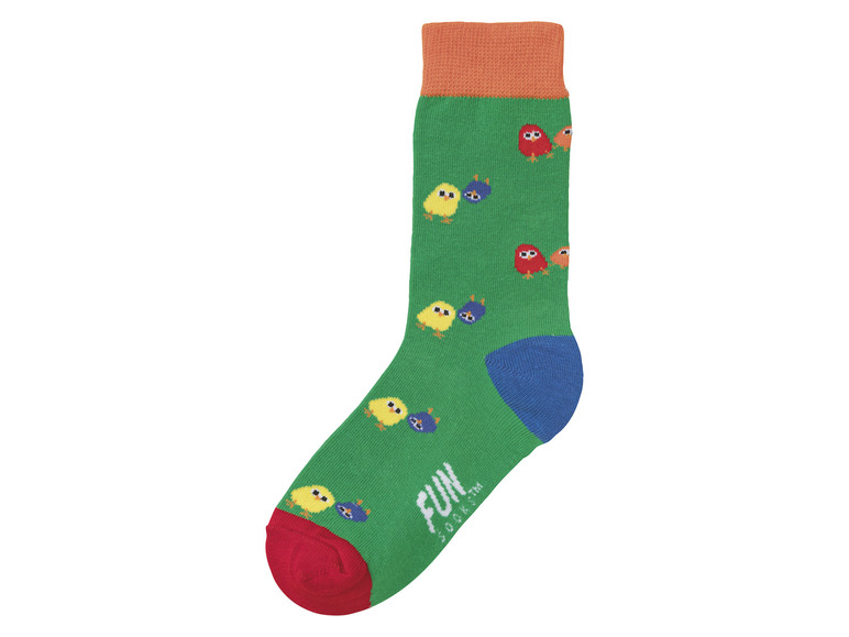  Zobrazit na celou obrazovku Fun Socks Dětské ponožky, 3 páry - Obrázek 3