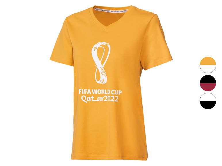  Zobrazit na celou obrazovku FIFA Dámské triko Qatar, Regular Fit - Obrázek 1