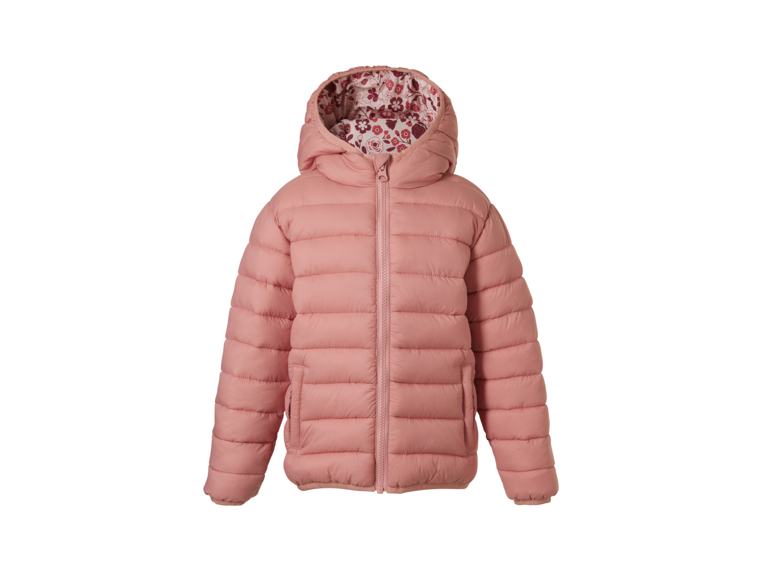 Lupilu® Dětská prošívaná bunda (světle růžová, 122/128)