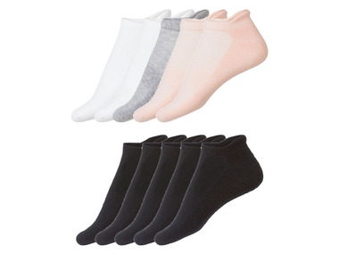 crivit Dámské nízké ponožky s BIO bavlnou, 5 párů