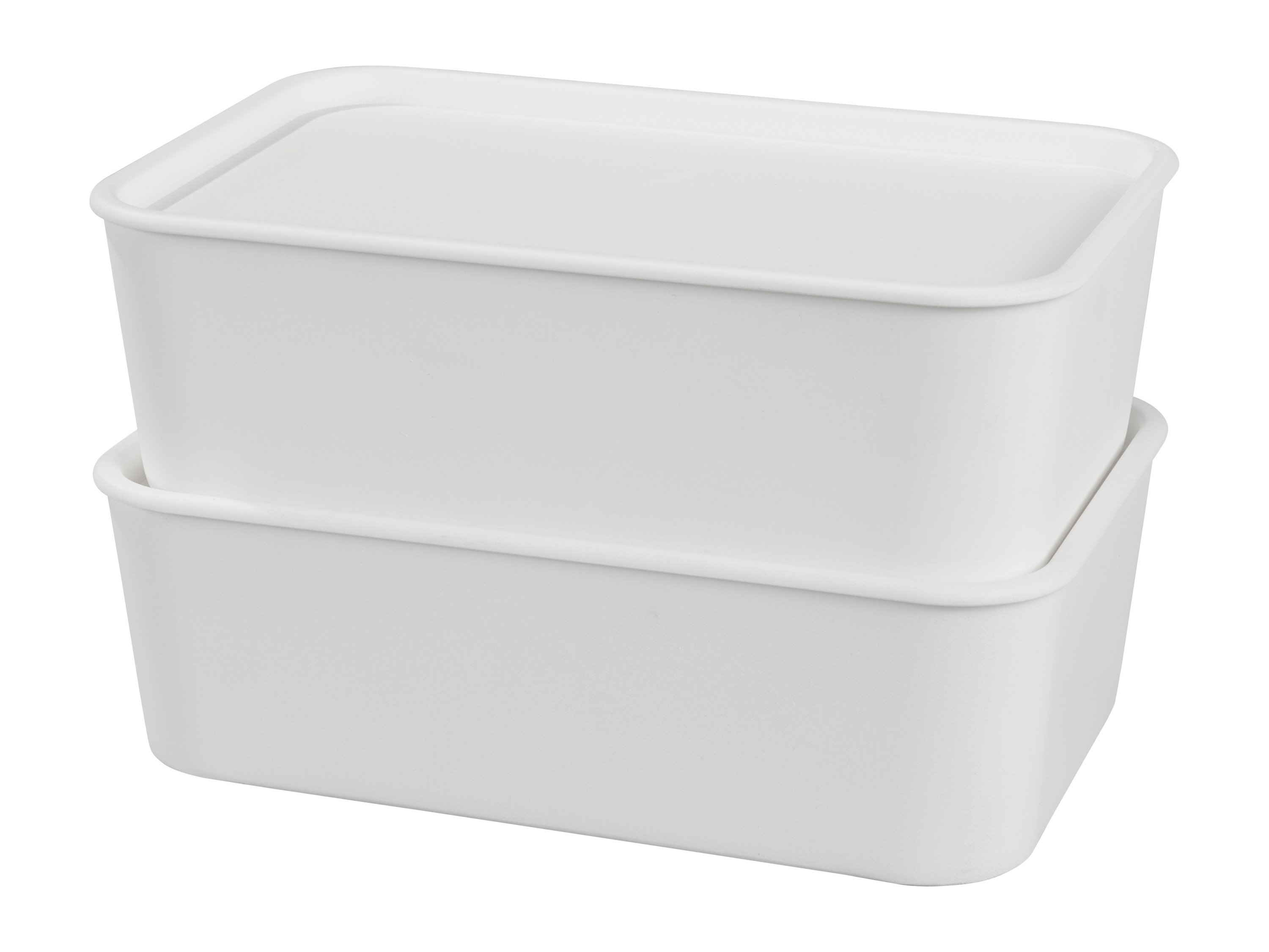 W5 Úložný box s víkem, 2,4 l, 4 kusy