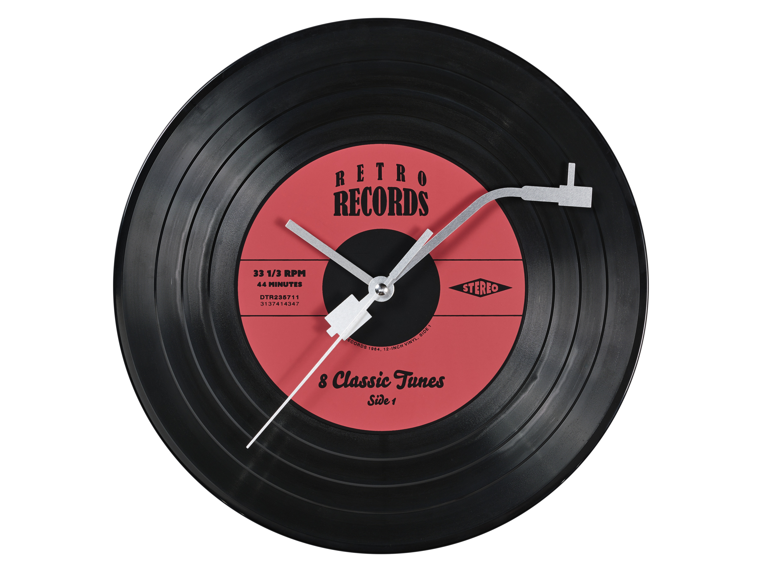 Livarno® Nástěnné hodiny (stříbrná)