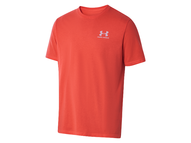 Pánské tričko Under Armour, korálová barva.