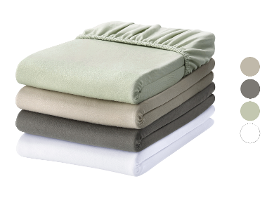 LIVARNO home Žerzejové napínací prostěradlo, 140-160 x 200 cm