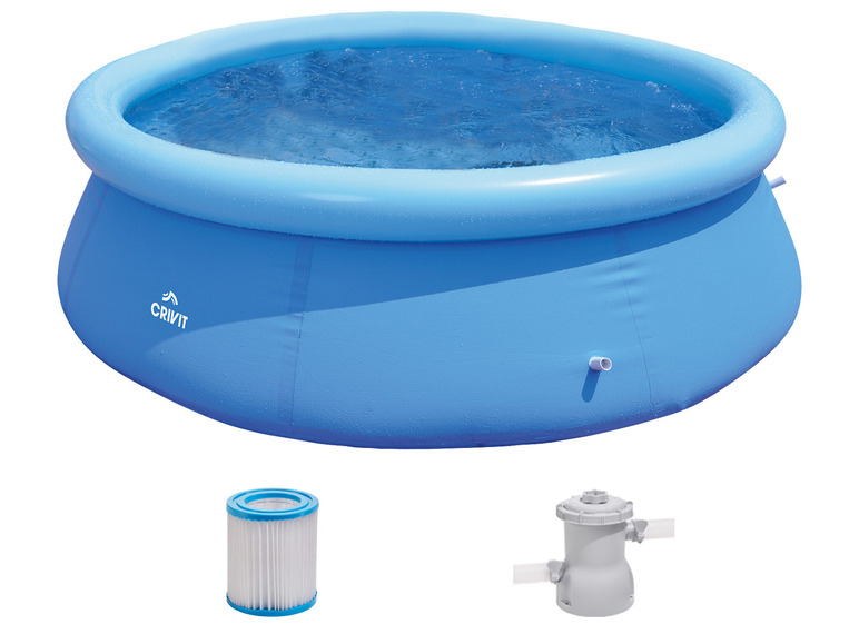  Zobrazit na celou obrazovku CRIVIT Bazén Quick up pool Easy s filtračním zařízením, Ø 240 x 63 cm - Obrázek 2