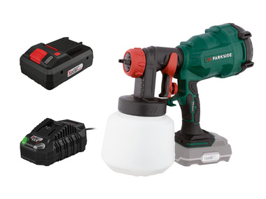 PARKSIDE® Aku stříkací malířská pistole PFSA 20-Li A1, 4 Ah