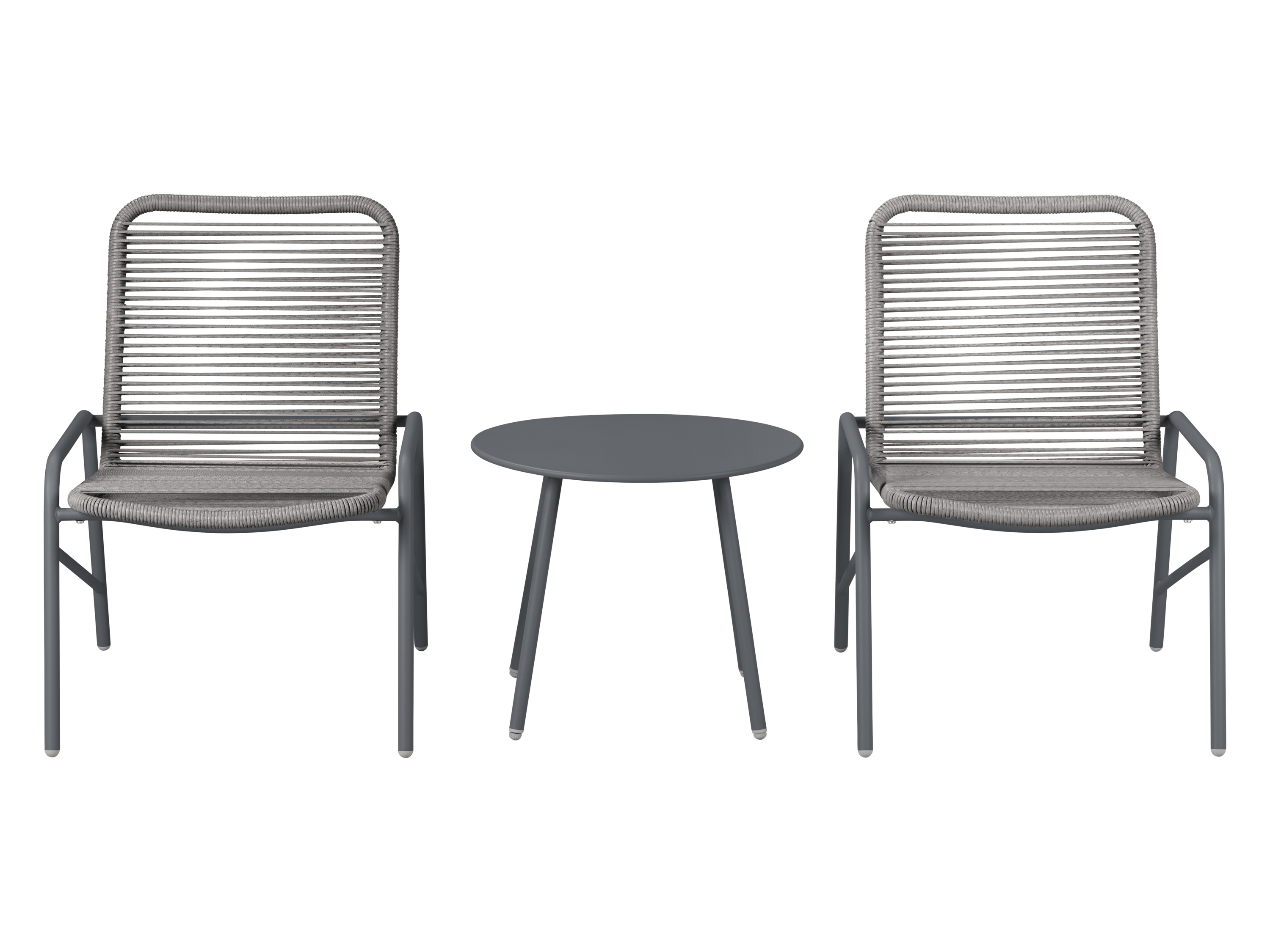 Livarno® Sada zahradního nábytku, 3dílná (antracitová)