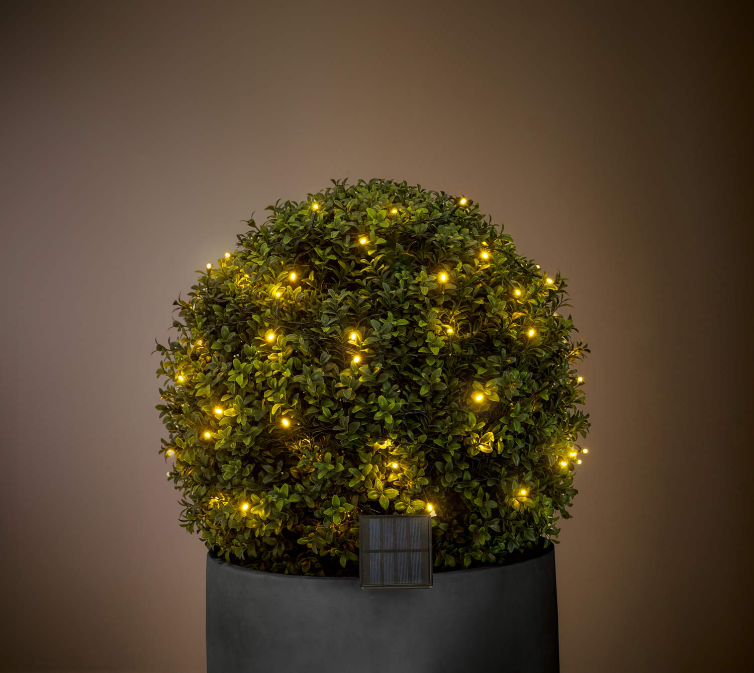 Livarno® Solární světelný LED řetěz, 100 LED (teplá bílá)