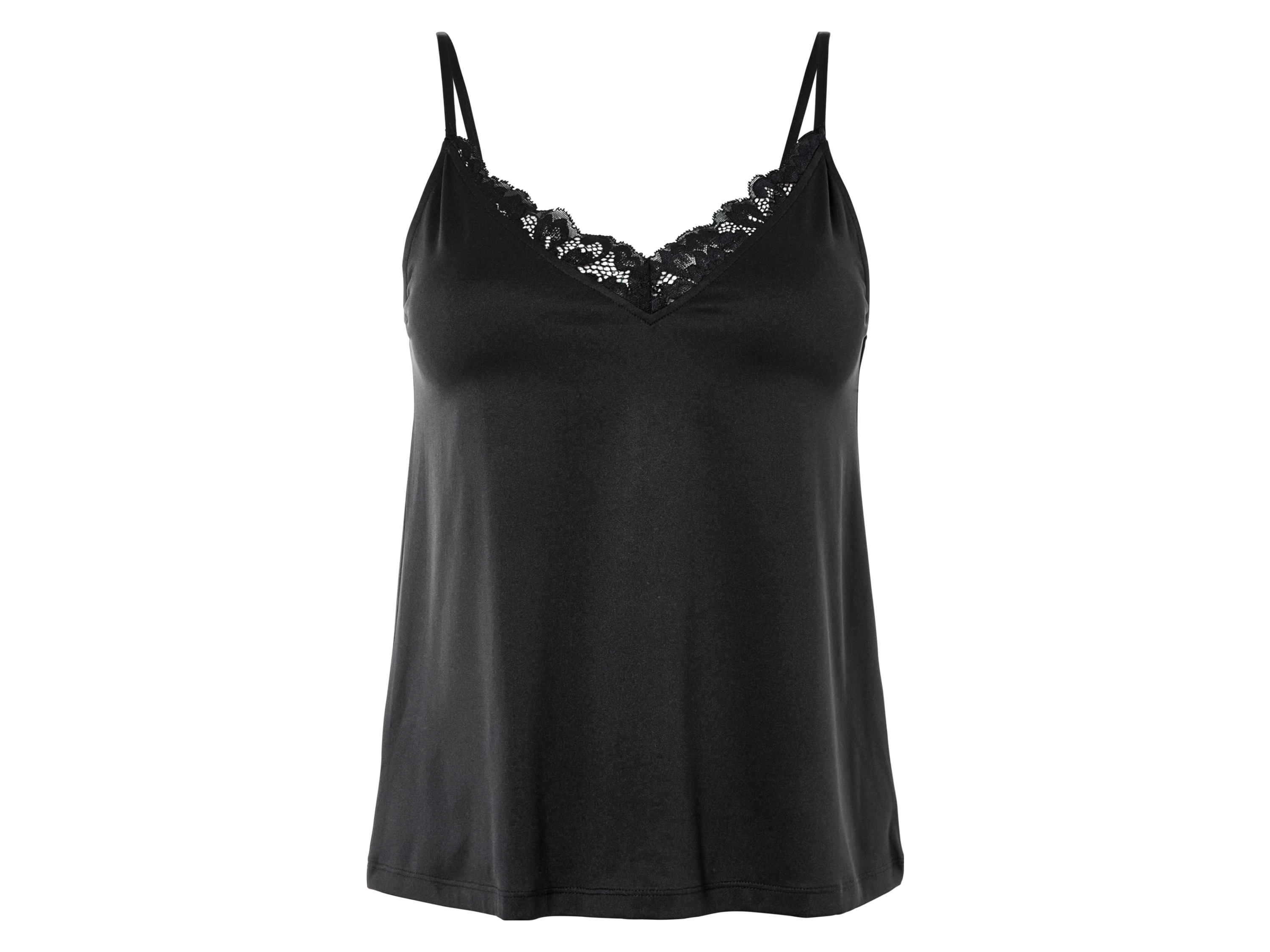 esmara® Dámský top se špagetovými ramínky (černá, XS (32/34))