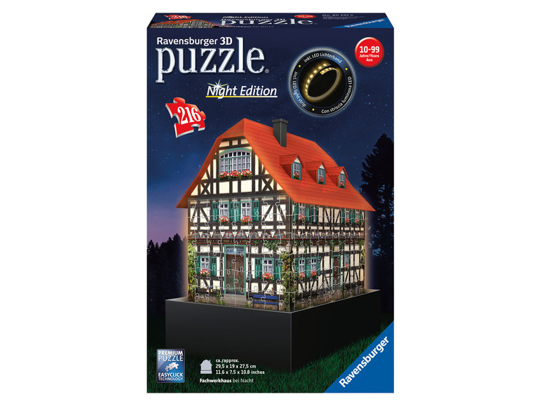  Zobrazit na celou obrazovku Ravensburger Svíticí 3D puzzle - Obrázek 3