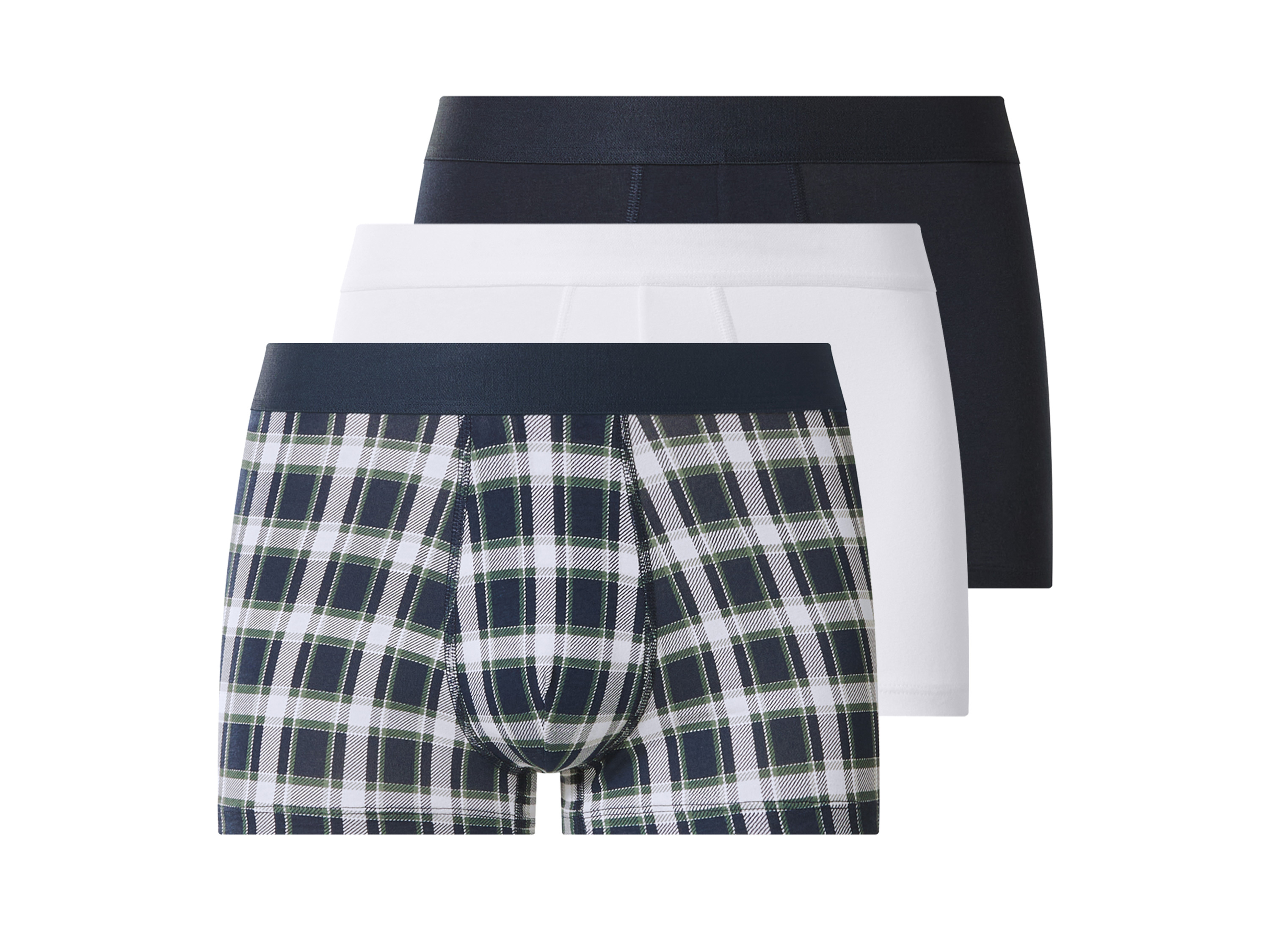 esmara Men Pánské boxerky, 3 kusy (navy modrá / bílá, 5/M)