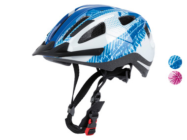 CRIVIT Dětská cyklistická helma s koncovým světlem