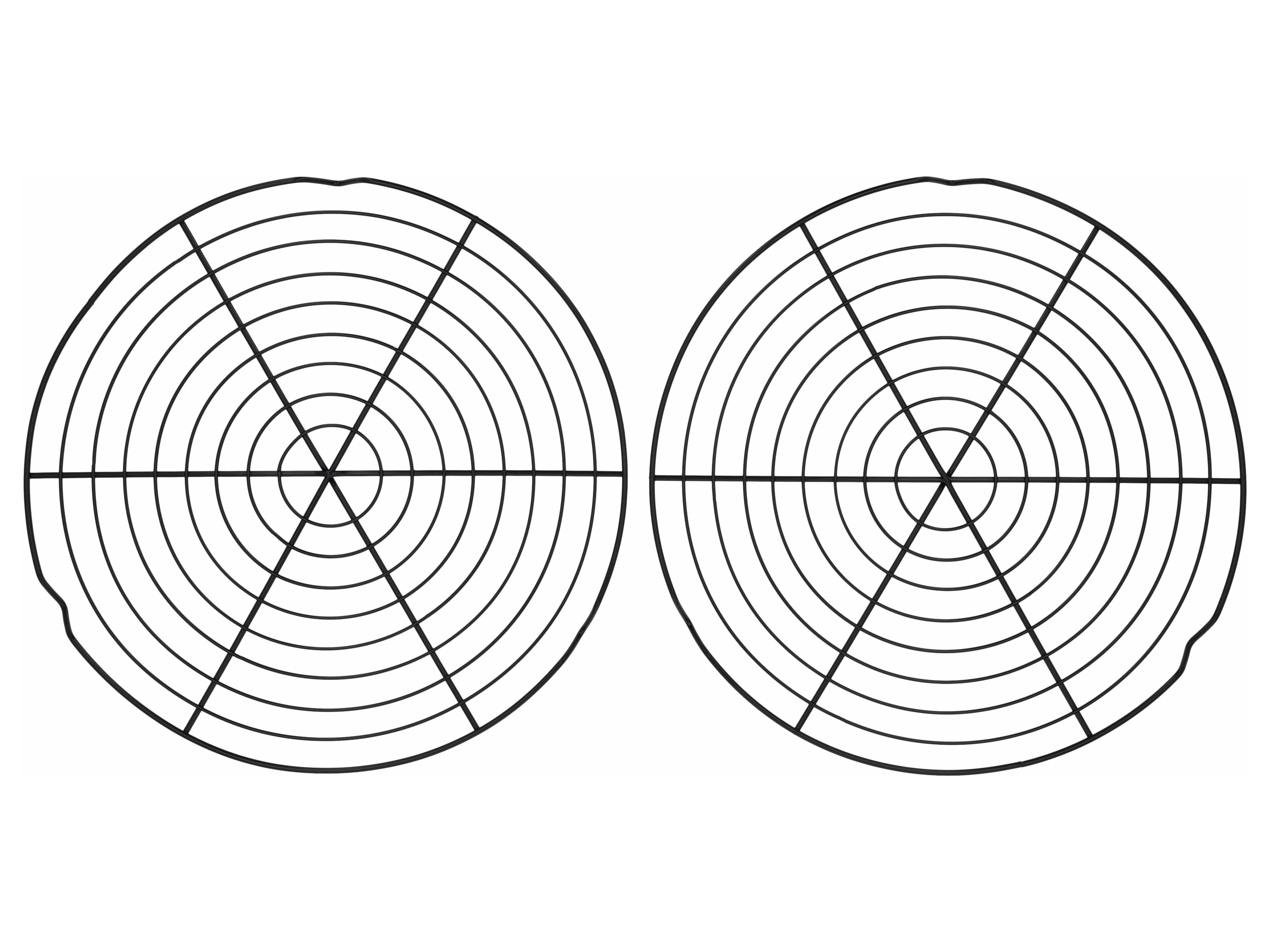 Silvercrest® Sada mřížek na pečení, 2dílná (kulatá)