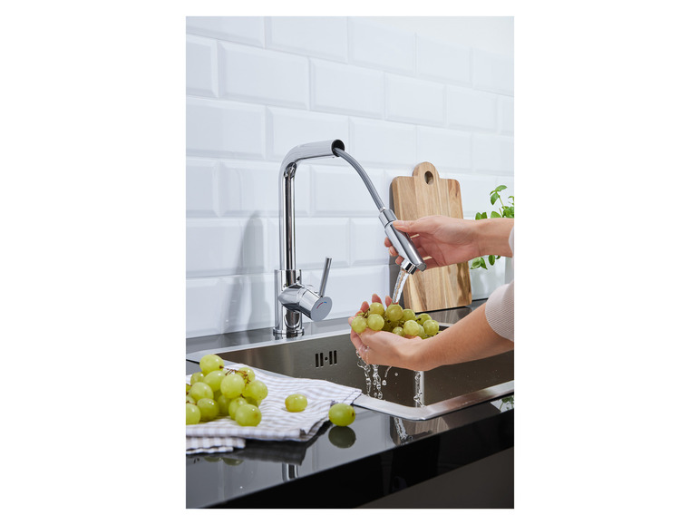  Zobrazit na celou obrazovku LIVARNO home Designová kuchyňská baterie s výsuvnou sprchou - Obrázek 8