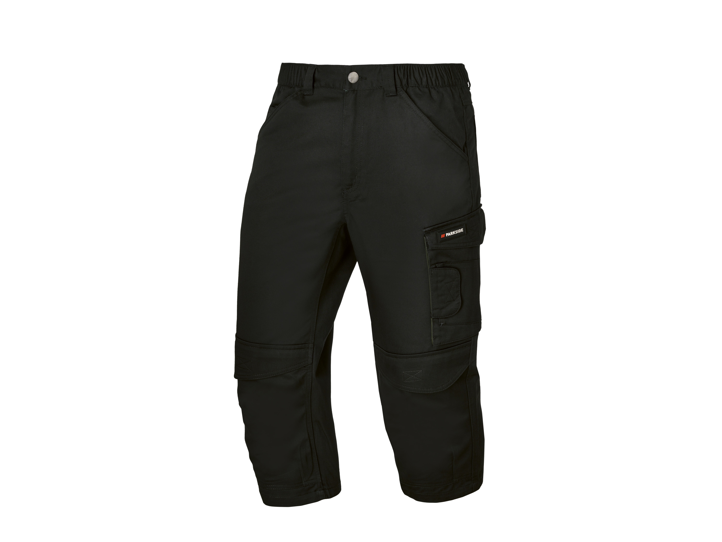 Parkside® Pánské pracovní kalhoty, zkrácená délka (černá, 58)