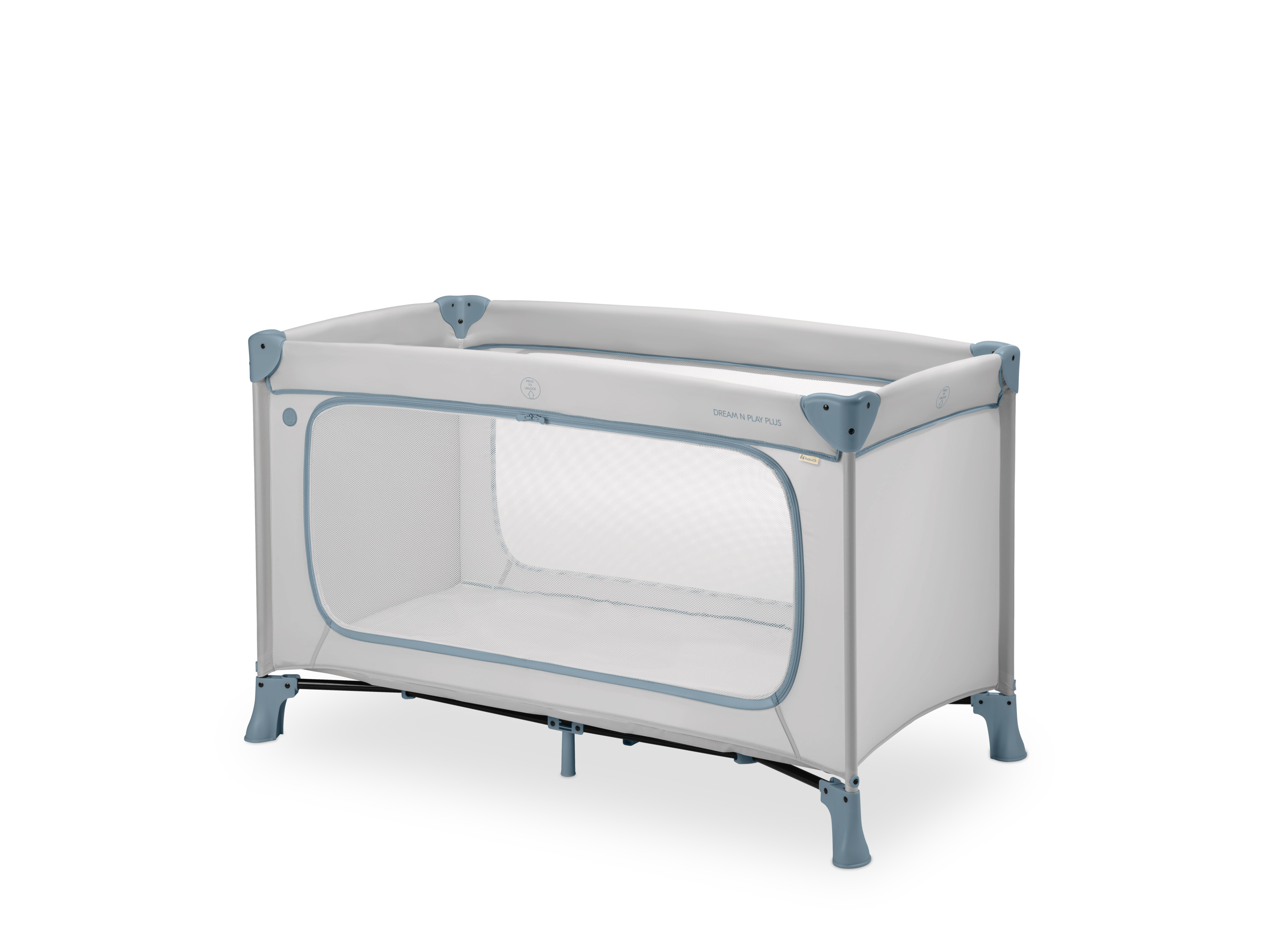 hauck Cestovní postýlka „Dream N Play Plus Dusty“ (modrá)