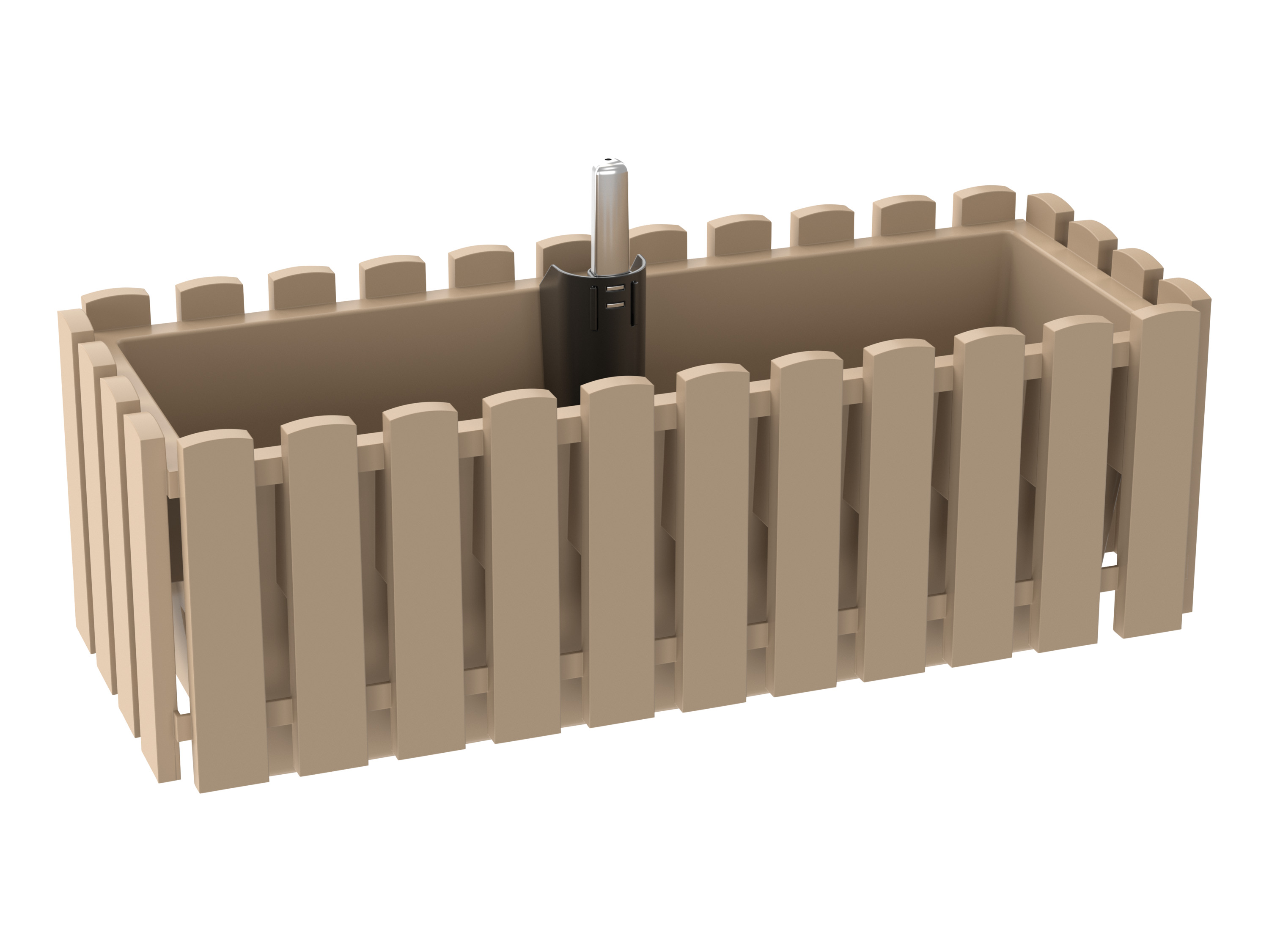 Parkside® Samozavlažovací truhlík Kensington, 50 cm (béžová)