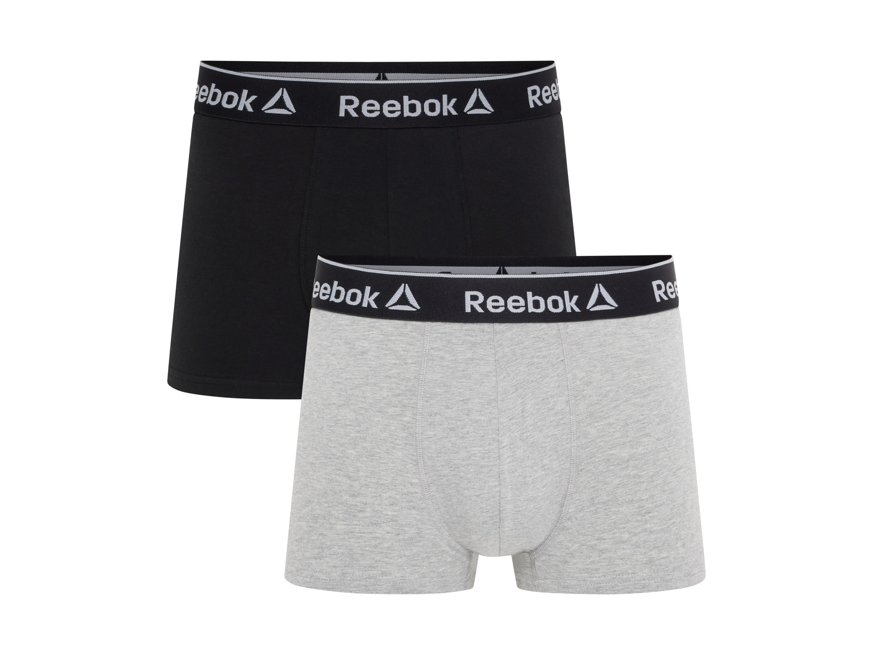 Reebok Pánské boxerky, 2 kusy (černá/šedá, 5/M)