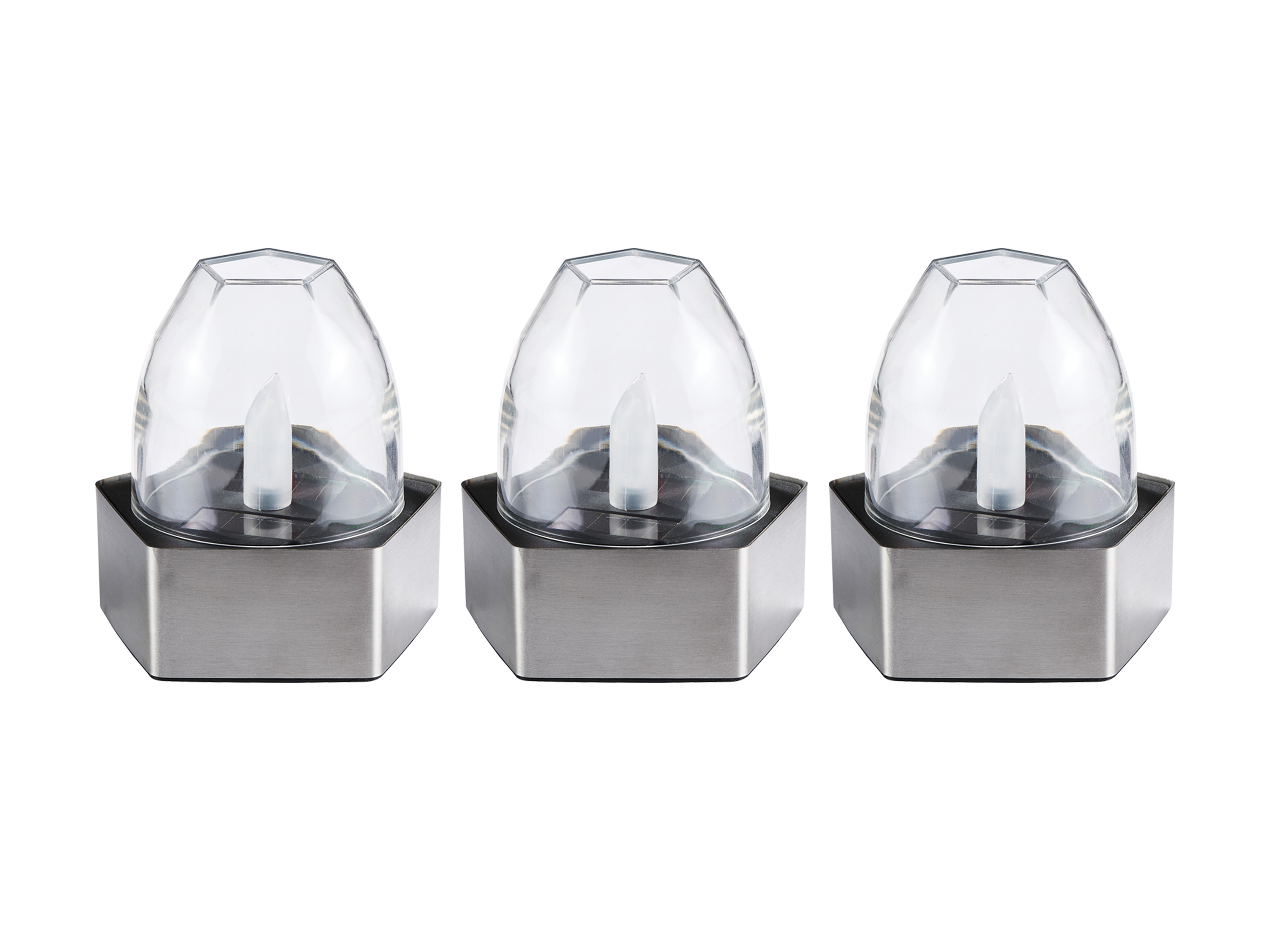 Livarno home Solární LED svítidlo, 3dílná/4dílná sada (lampa, 3dílná sada)