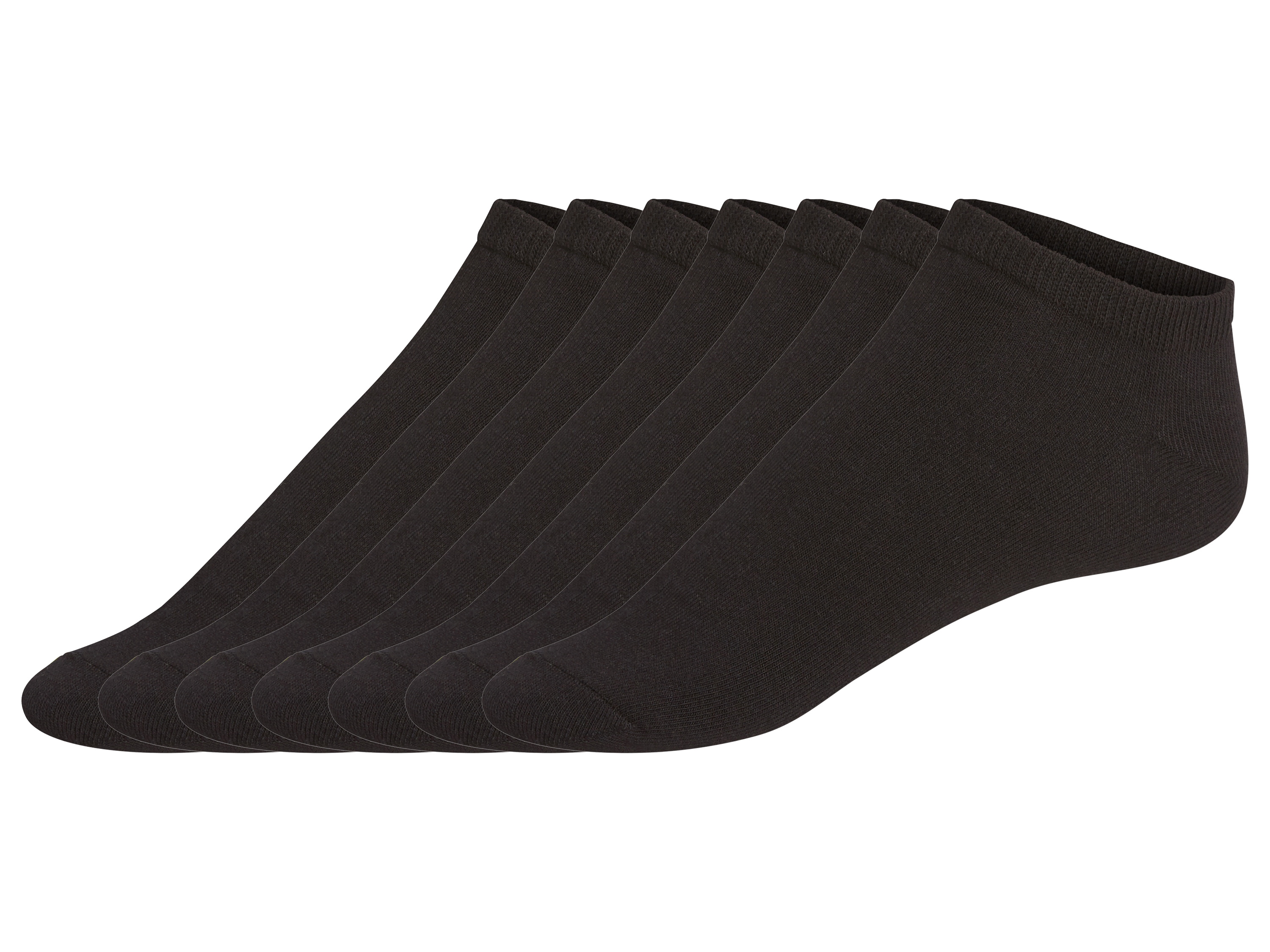 Livergy® Pánské nízké ponožky, 7 párů (černá, 39-42)