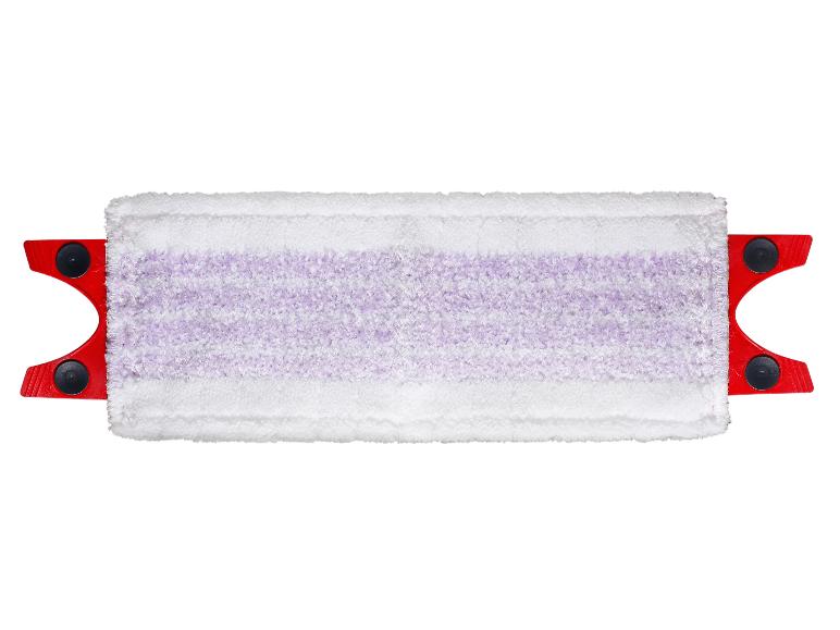 Náhradní mop s fialovým pruhem pro podlahové myčky.