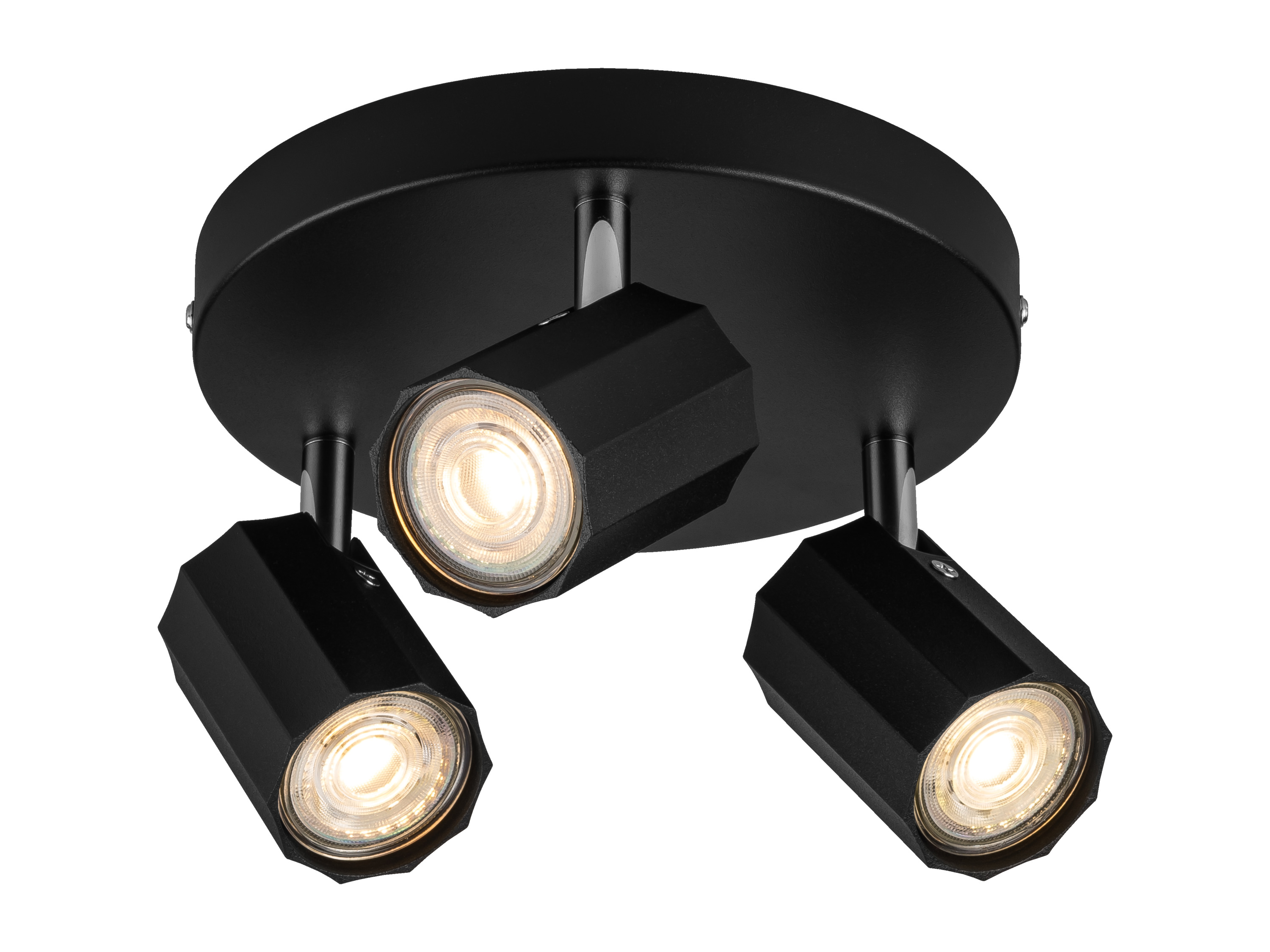 Livarno home Stropní / Nástěnné LED svítidlo Theia (stropní bodové svítidlo, matná černá)