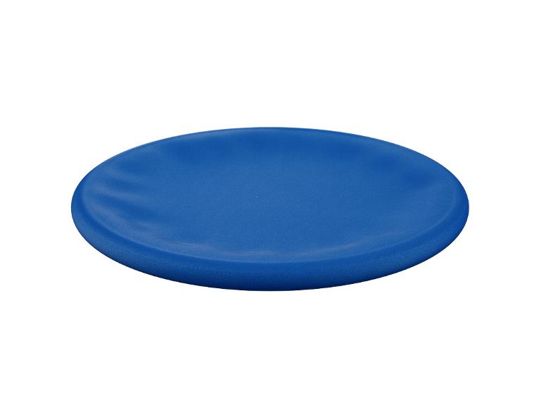 Jednobarevný modrý talíř, jednoduchý a moderní design.