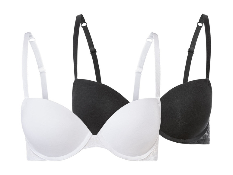  Zobrazit na celou obrazovku esmara® Dámská push-up podprsenka s krajkou, 2 kusy - Obrázek 5