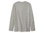 Šedé tričko s dlouhým rukávem, zadní pohled